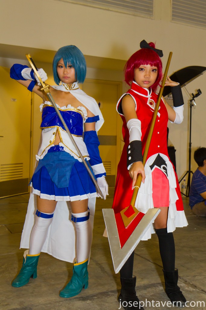 Sayaka Miki and Kyoko Sakura